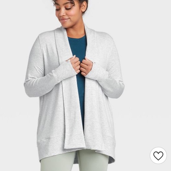 Womens French Terry Modal Cardigan All 